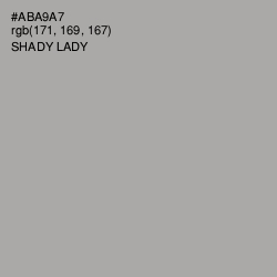 #ABA9A7 - Shady Lady Color Image